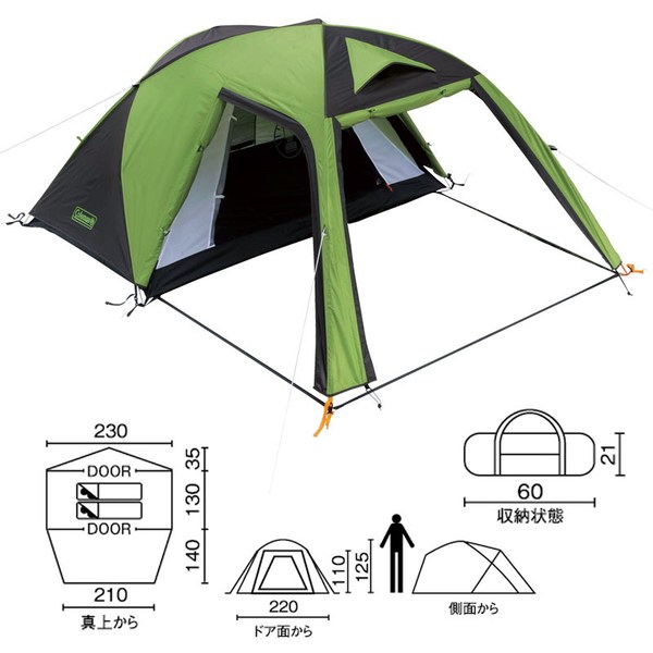 coleman アテナワイドツーリングテント　コールマン
