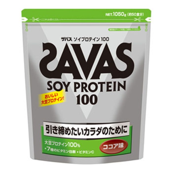 明治(SAVAS) ソイプロテイン100 50食分   植物系(大豆)