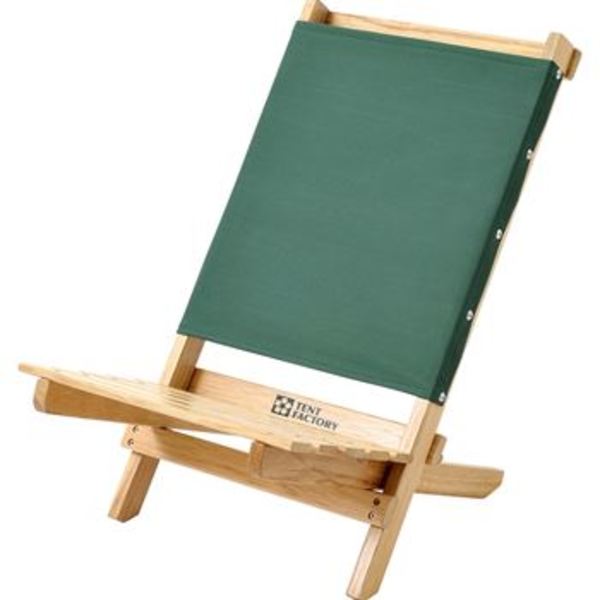 TENT FACTORY(テントファクトリー) ウッドライン ラウンジャー TF-WLL(GR) 折り畳みチェア