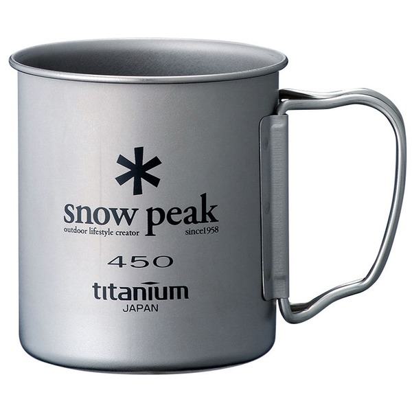スノーピーク(snow peak) チタンシングルマグ 450 MG-043R チタン製マグカップ