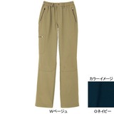 ムッシュ(MUSSHU) 定番素材テクニカルレディス総ゴムパンツ 70245 ロング･クロップドパンツ(レディース)