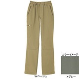 ムッシュ(MUSSHU) 定番素材テクニカルレディス総ゴムパンツ 70245 ロング･クロップドパンツ(レディース)