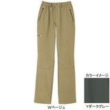 ムッシュ(MUSSHU) 定番素材テクニカルレディス総ゴムパンツ 70245 ロング･クロップドパンツ(レディース)
