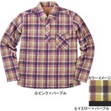 ムッシュ(MUSSHU) 裏起毛プリントチェックレディス長袖ポロシャツ 45245 シャツ･ポロシャツ(レディース)