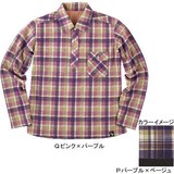 ムッシュ(MUSSHU) 裏起毛プリントチェックレディス長袖ポロシャツ 45245 シャツ･ポロシャツ(レディース)