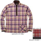 ムッシュ(MUSSHU) 裏起毛プリントチェックレディス長袖ジップアップシャツ 45265 シャツ･ポロシャツ(レディース)
