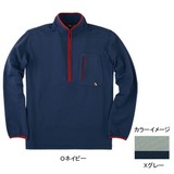 ムッシュ(MUSSHU) 裏起毛メンズ長袖ジップアップシャツ 45270 長袖シャツ(メンズ)