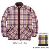 ムッシュ(MUSSHU) 裏起毛プリントチェックレディスストレッチジャケット 85195 ソフトシェルジャケット(レディース)