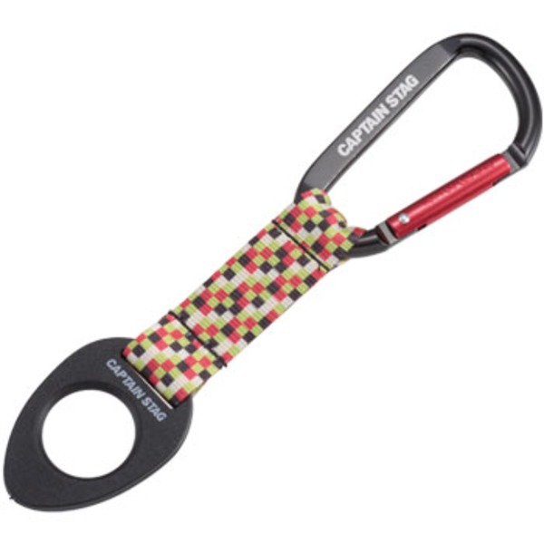 キャプテンスタッグ(CAPTAIN STAG) カラビナ付ペットボトルホルダー UM-1814 ボトルアクセサリー