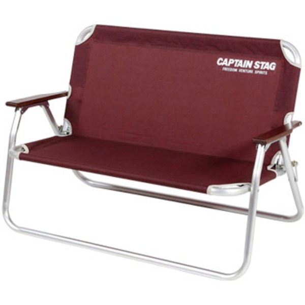 キャプテンスタッグ(CAPTAIN STAG) エクスギア アルミ背付きベンチ UC-1533 ベンチ