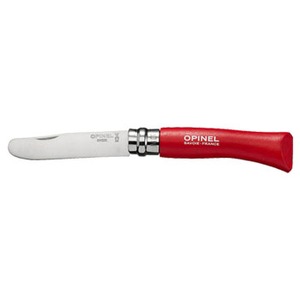 OPINEL(オピネル) ラウンドティップ ステンレススチール#7 約75mm レッド 41491