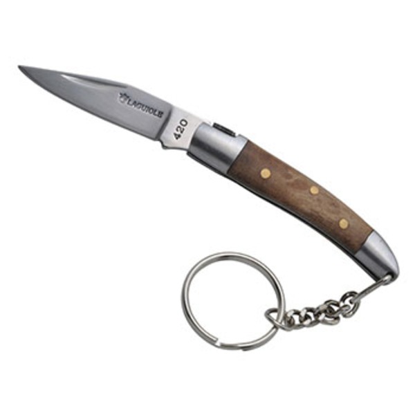 baladeo(バラデオ) Laguiole knife key chain 6cm oakwood BD-0099 フォールディングナイフ