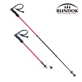 BUNDOK(バンドック) トレッキングポール3 2P BD-459 T型グリップトレッキングポール