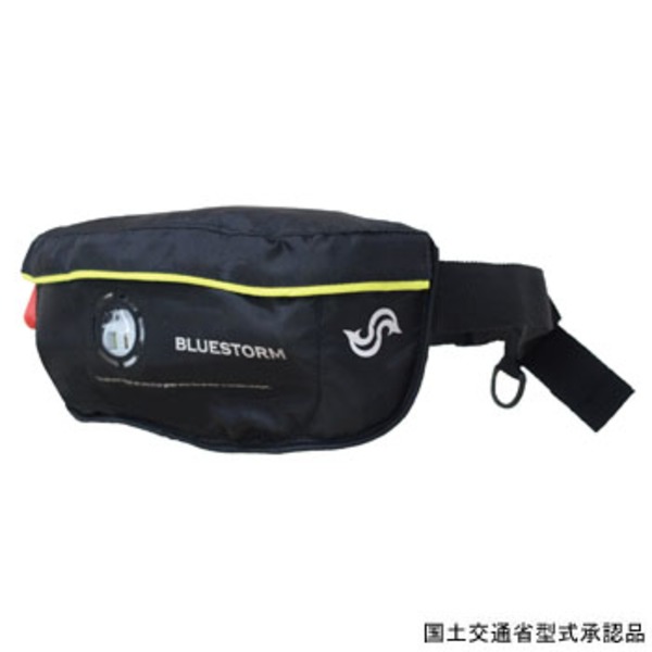 ブルーストーム(BLUESTORM) ポーチ型自動膨脹式救命胴衣 BSJ-4320R   インフレータブル(自動膨張)