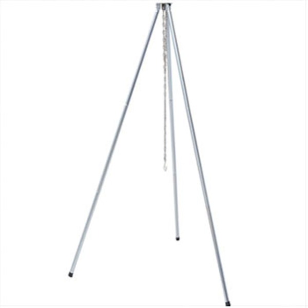 TENT FACTORY(テントファクトリー) グリルトライポッド ポータブル(クロム) TF-GTPP-C BBQ&七輪&焚火台アクセサリー