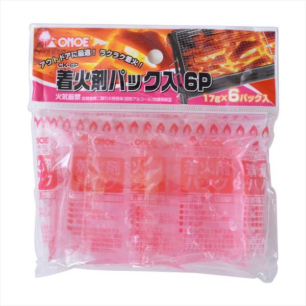 ONOE(尾上製作所) 着火剤パック入6P CK-6P CK-6P BBQ&七輪&焚火台アクセサリー