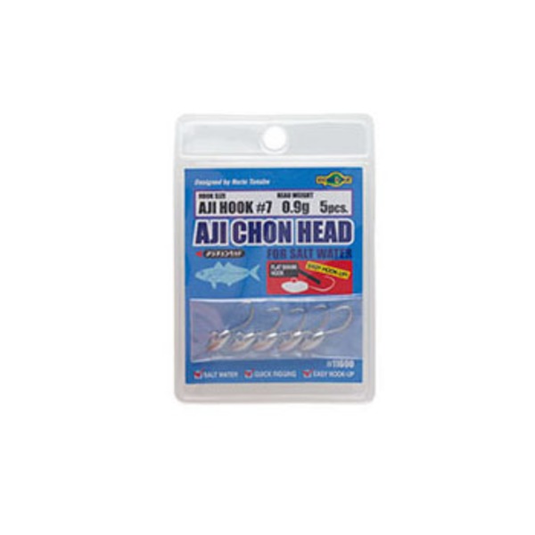 エコギア(ECOGEAR) アジチョンヘッド 11690 ワームフック(ライトソルト用)
