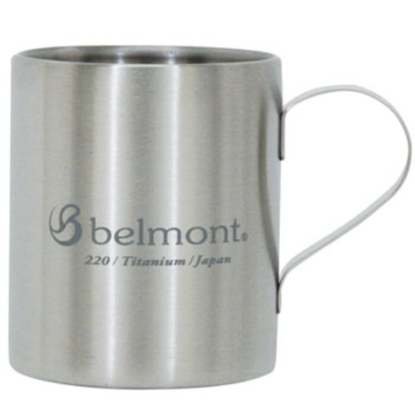 ベルモント(Belmont) チタンダブルマグ220 logo BM-309 チタン製マグカップ
