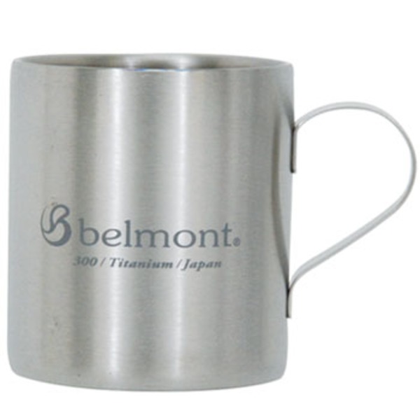ベルモント(Belmont) チタンダブルマグ300 logo BM-310 チタン製マグカップ