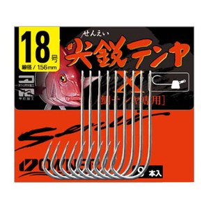オーナー針 尖鋭テンヤX 18号 スズ 16557 オーナー針 尖鋭テンヤX 18号 スズ 16557