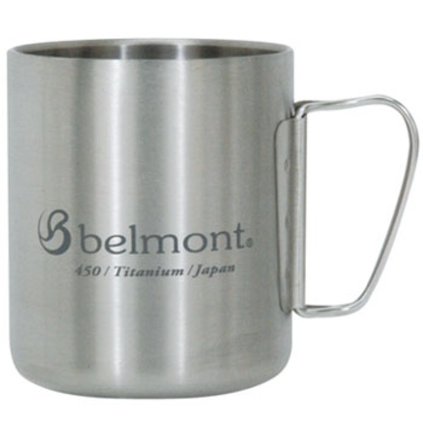ベルモント(Belmont) チタンダブルマグ450FH logo BM-320 チタン製マグカップ