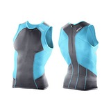2XU(ツー･タイムズ･ユー) Perform Tri Singlet w/Rear Zip Men’s MT3037a サポーター･サポートギア(メンズ)