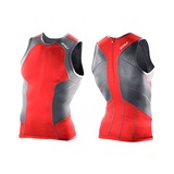 2XU(ツー･タイムズ･ユー) Perform Tri Singlet w/Rear Zip Men’s MT3037a サポーター･サポートギア(メンズ)