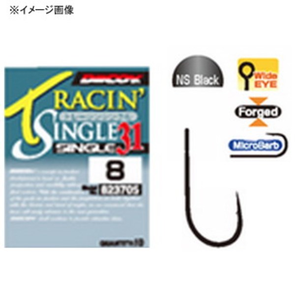 カツイチ(KATSUICHI) DECOY トレーシンシングル シングル31   シングルフック(トラウト用)