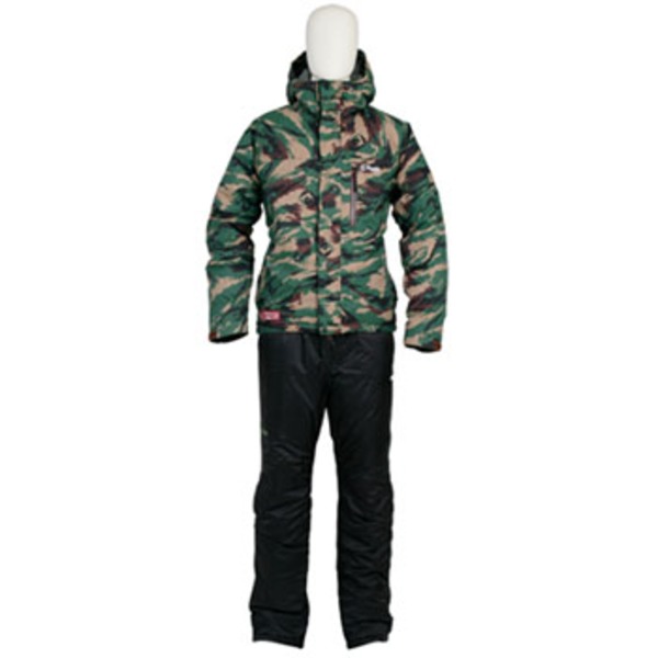 リバレイ レッドレーベル RL カモウィンタースーツ No.6344 防寒レインスーツ(上下)