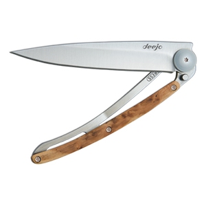 【送料無料】deejo(ディージョ) wood 刃渡り9.5cm ジュニパーウッド DJ-1001