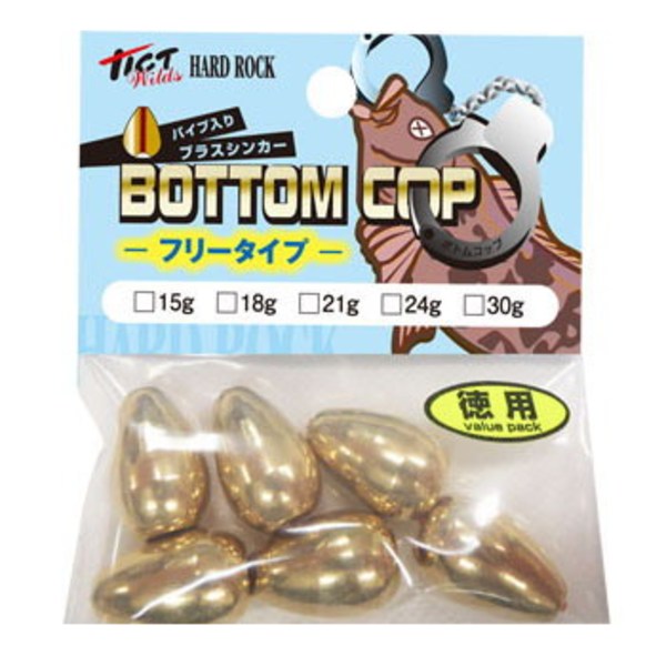 TICT(ティクト) ボトムコップ フリータイプ(徳用)   バレットシンカー