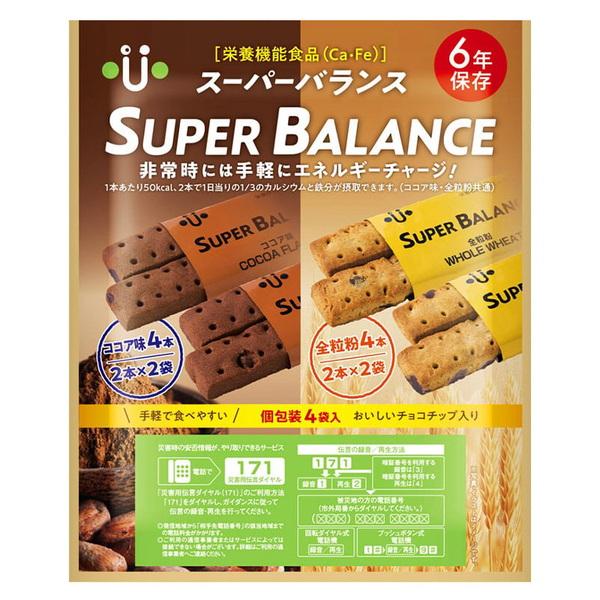 株式会社ユニーク総合防災 スーパーバランス SUPER-BALANCE 6YEAR 20袋入り   お菓子