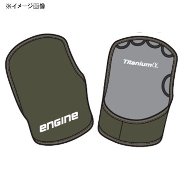 engine(エンジン) タイタニューム ナックルウォーマー   手甲グローブ(フィッシング)