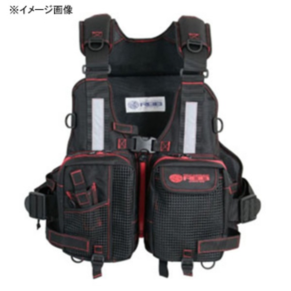 リバレイ RBB RBB ショートライフベストBV-14II No.8638 タックル収納付き