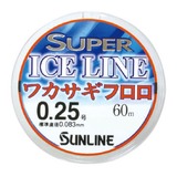 サンライン(SUNLINE) SUPER ICE LINE(スーパーアイスライン) ワカサギ フロロ 60m   ワカサギ用ライン