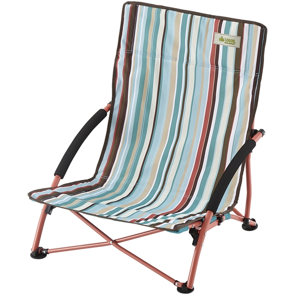 ロゴス(LOGOS) ストライプ あぐらチェア･ポケットプラス 73173034 座椅子&コンパクトチェア