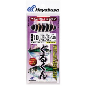 ハヤブサ(Hayabusa) ぐるくんサビキ ケイムラMIXスキン 6本鈎 HS636