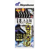 ハヤブサ(Hayabusa) 飛ばし大サバ 大アジリアルシラスロング5本 HS356 仕掛け