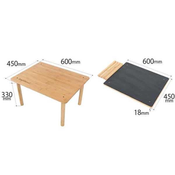 ゴーイングファニチャー(Going Furniture) 黒板テーブル TB1-273 コンパクト/ミニテーブル