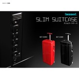 bessed(ビセッド) スリムスーツケース BET-03BK スーツケース･キャリーケース
