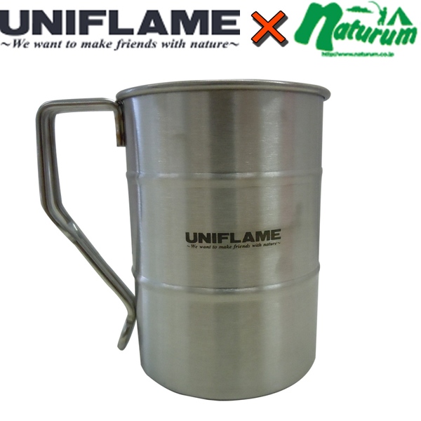 ユニフレーム(UNIFLAME) 【数量限定】ナチュラム×ユニフレームドラム缶マグ 780718 ステンレス製マグカップ