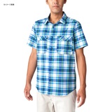 Columbia(コロンビア) ロイスピークIIプラッドショートスリーブシャツ Men’s AE9151 半袖シャツ(メンズ)