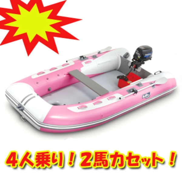 アキレス(Achilles) 2015パワーボートセット Eセット(LW-310EX) ロールアップ   船外機タイプ