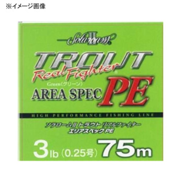 東レモノフィラメント(TORAY) ソラローム トラウトリアルファイター エリアスペックPE 75m   トラウト用PEライン