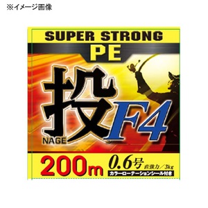 東レモノフィラメント(TORAY) スーパーストロングPE 投 F4 200m   投げ釣り用その他ライン