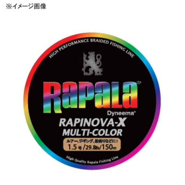 Rapala(ラパラ) ラピノヴァ･エックス マルチカラー 200m RXC200M04MC オールラウンドPEライン
