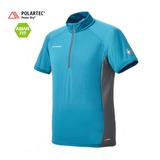 MAMMUT(マムート) Trail Half-Sleeve Zip Shirts Men’s 1041-07240 【廃】メンズ速乾性半袖シャツ