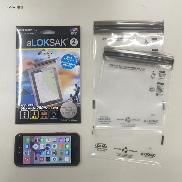 LOKSAK(ロックサック) 防水マルチケース ミニタブレット向け(2枚入) ALOKD2-6X9 タブレットケース