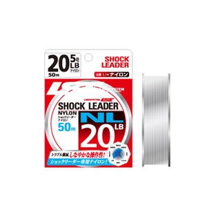 ラインシステム SHOCK LEADER(ショックリーダー)NL 50m ナチュラル 5号/20lb