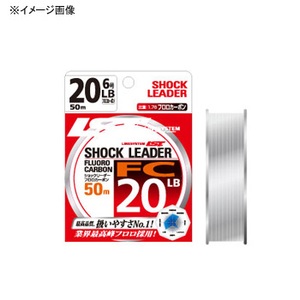 ラインシステム SHOCK LEADER(ショックリーダー)FC 50m 5号/16lb 透明